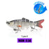 10/14cm Sinking Wobblers Fishing Lures Jointed Crankbait Swimbait 8 Segment Hard Artificial Bait For Fishing Tackle Lure